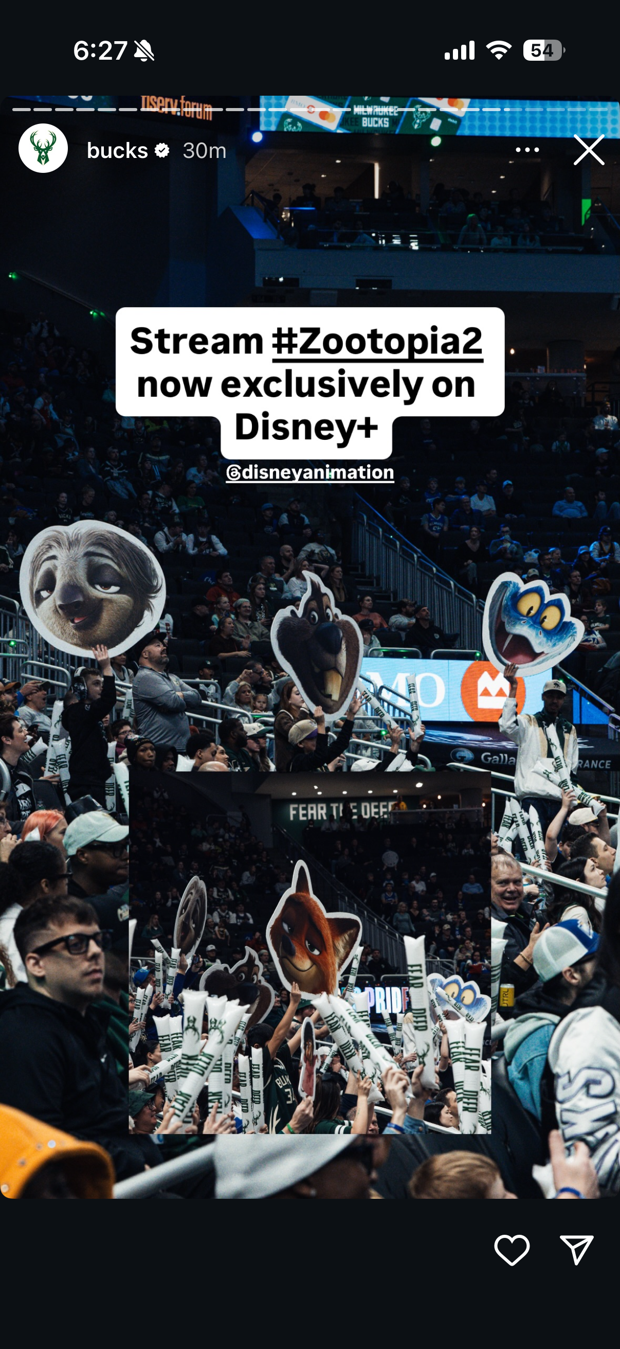 Milwaukee Bucks - Instagram Story